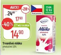 Globus Trvanlivé mléko nabídka