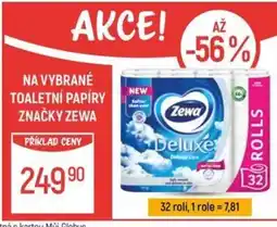 Globus Na vybrané toaletní papíry značky Zewa nabídka