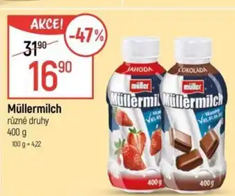 Globus Müllermilch nabídka