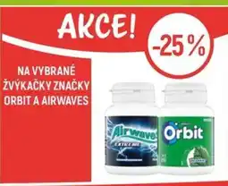Globus Na vybrané žvýkačky značky Orbit a Airwaves nabídka