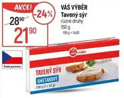 Globus VÁS VÝBĚR Tavený sýr nabídka