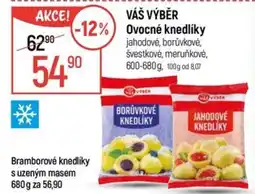 Globus VÁŠ VÝBĚR Ovocné knedlíky nabídka