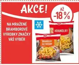 Globus Na mražené bramborové výrobky značky Váš výběr nabídka