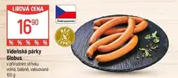 Globus Vídeňské párky Globus nabídka