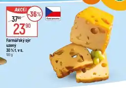 Globus Farmářský sýr uzený 30%t. vs. nabídka