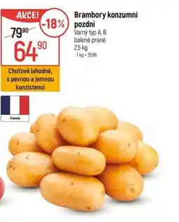 Globus Brambory konzumní pozdní nabídka