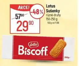 Globus Lotus Sušenky nabídka