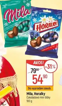 Globus Mila, Horalky nabídka