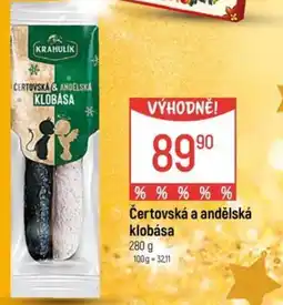 Globus Čertovská a andělská klobása nabídka