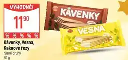 Globus Kávenky, Vesna, Kakaové řezy nabídka