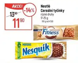Globus Nestlé Cereální tyčinky nabídka