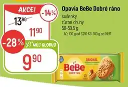 Globus Opavia BeBe Dobré ráno sušenky nabídka