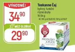Globus Teekanne Čaj nabídka