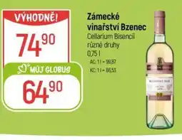 Globus Zámecké vinařství Bzenec nabídka
