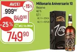 Globus Millonario Aniversario 10 nabídka