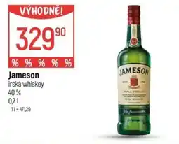 Globus JAMESON irská whiskey nabídka