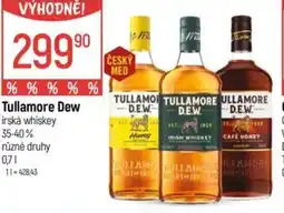 Globus Tullamore Dew irská whiskey nabídka