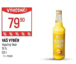 Globus VÁŠ VÝBĚR Vaječný likér nabídka