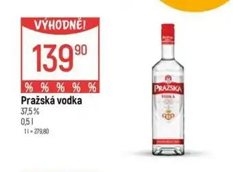 Globus Pražská vodka nabídka