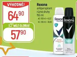 Globus Rexona antiperspirant nabídka