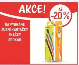 Globus Na vybrané zubní kartáčky značky Spokar nabídka