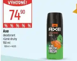 Globus AXE deodorant nabídka