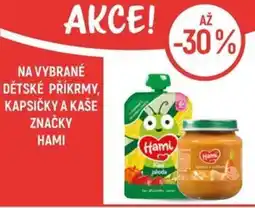 Globus Na vybrané dětské příkrmy, kapsičky a kaše značky Hami nabídka