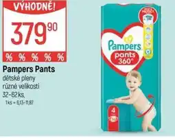 Globus Pampers Pants dětské pleny nabídka