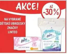 Globus Na vybrané dětské ubrousky značky Linteo nabídka