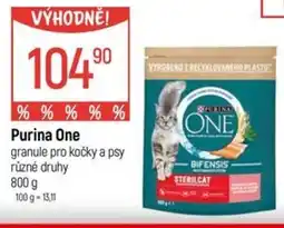 Globus Purina One granule pro kočky a psy nabídka