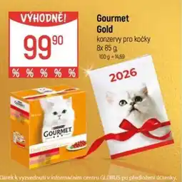 Globus Gourmet Gold konzervy pro kočky nabídka