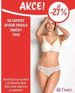 Globus Na dámské spodní prádlo značky Timo nabídka