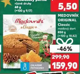Kaufland Medovník original classic nabídka