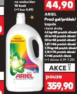 Kaufland Ariel prací kapsle nabídka