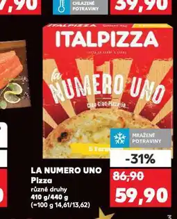 Kaufland La numero uno pizza nabídka