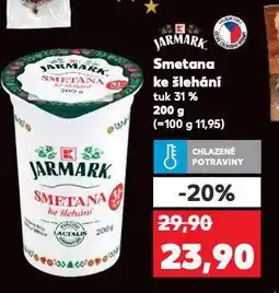 Kaufland Smetana ke šlehání nabídka