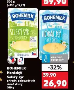 Kaufland Bohemilk selský sýr nabídka