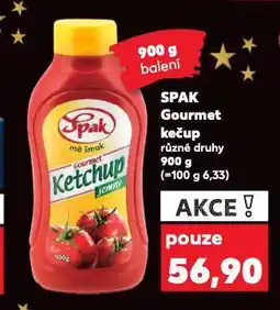 Kaufland Spak gourmet kečup nabídka