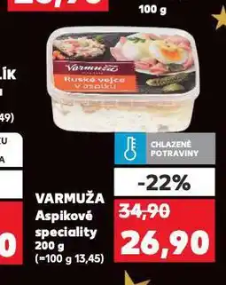 Kaufland Varmuža aspikové speciality nabídka