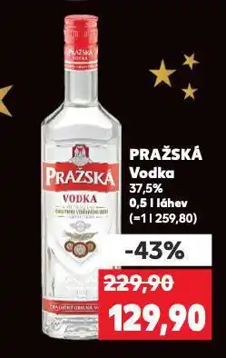 Kaufland Pražská vodka nabídka