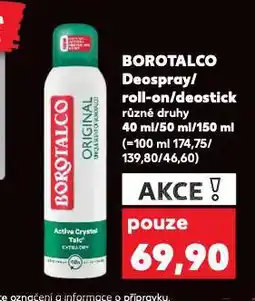 Kaufland Borotlaco roll-on nabídka