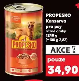 Kaufland Propesko konzerva pro psy nabídka