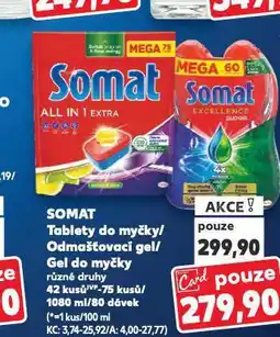 Kaufland Somat gel do myčky nabídka