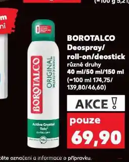 Kaufland Borotalco deospray nabídka