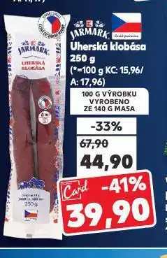 Kaufland Uherská klobása nabídka