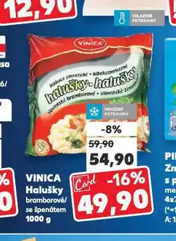Kaufland Vinica halušky nabídka