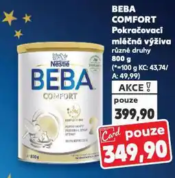 Kaufland Beba kojenecká výživa nabídka