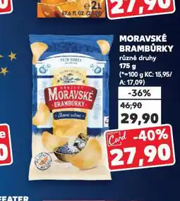 Kaufland Moravské brambůrky nabídka