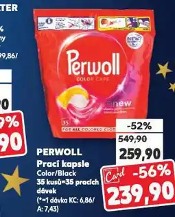 Kaufland Perwoll prací kapsle nabídka