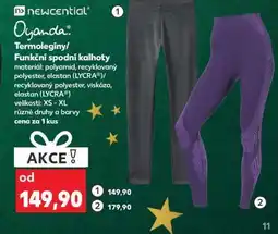 Kaufland Oyanda Termolegíny/Funkční spodní kalhoty nabídka